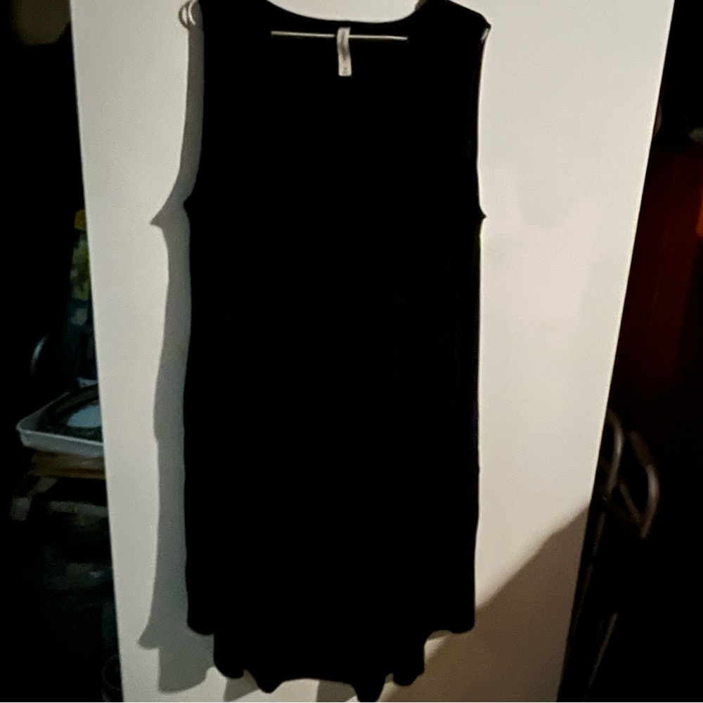 Zenana Outfitters Black Sleeveless Tank Dress